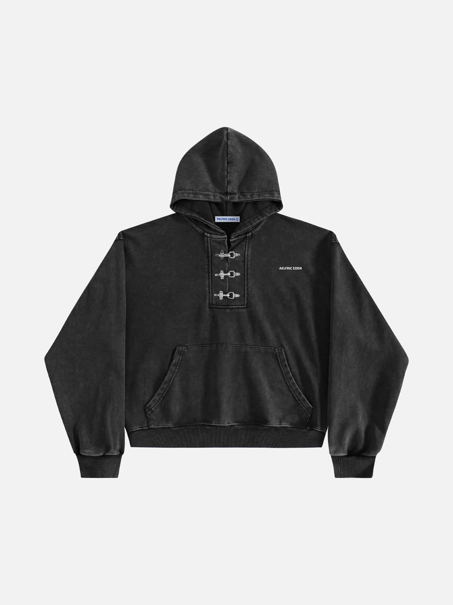 Aelfric Eden Boxy Metal Toggle Pullover Hoodie