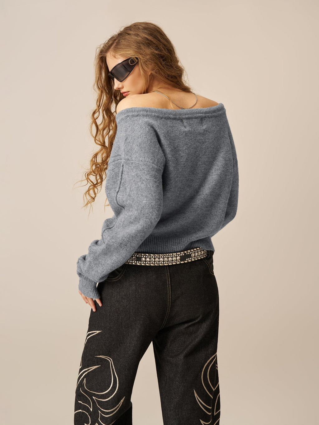 Aelfric Eden Off-the Shoulder Cardigan