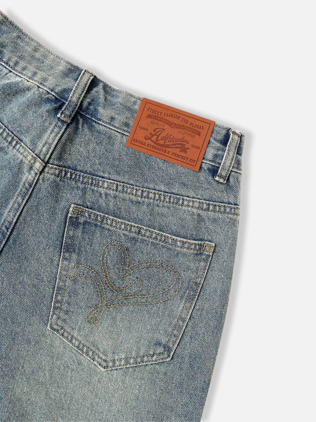 Aelfric Eden Baggy Fringe Jeans