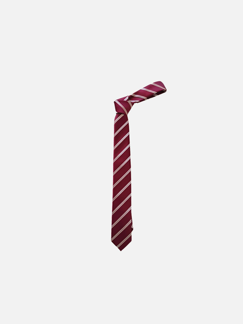 Angora Red Stripe Necktie