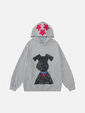 Aelfric Eden Graffiti Dog Graphic Oversized Hoodie