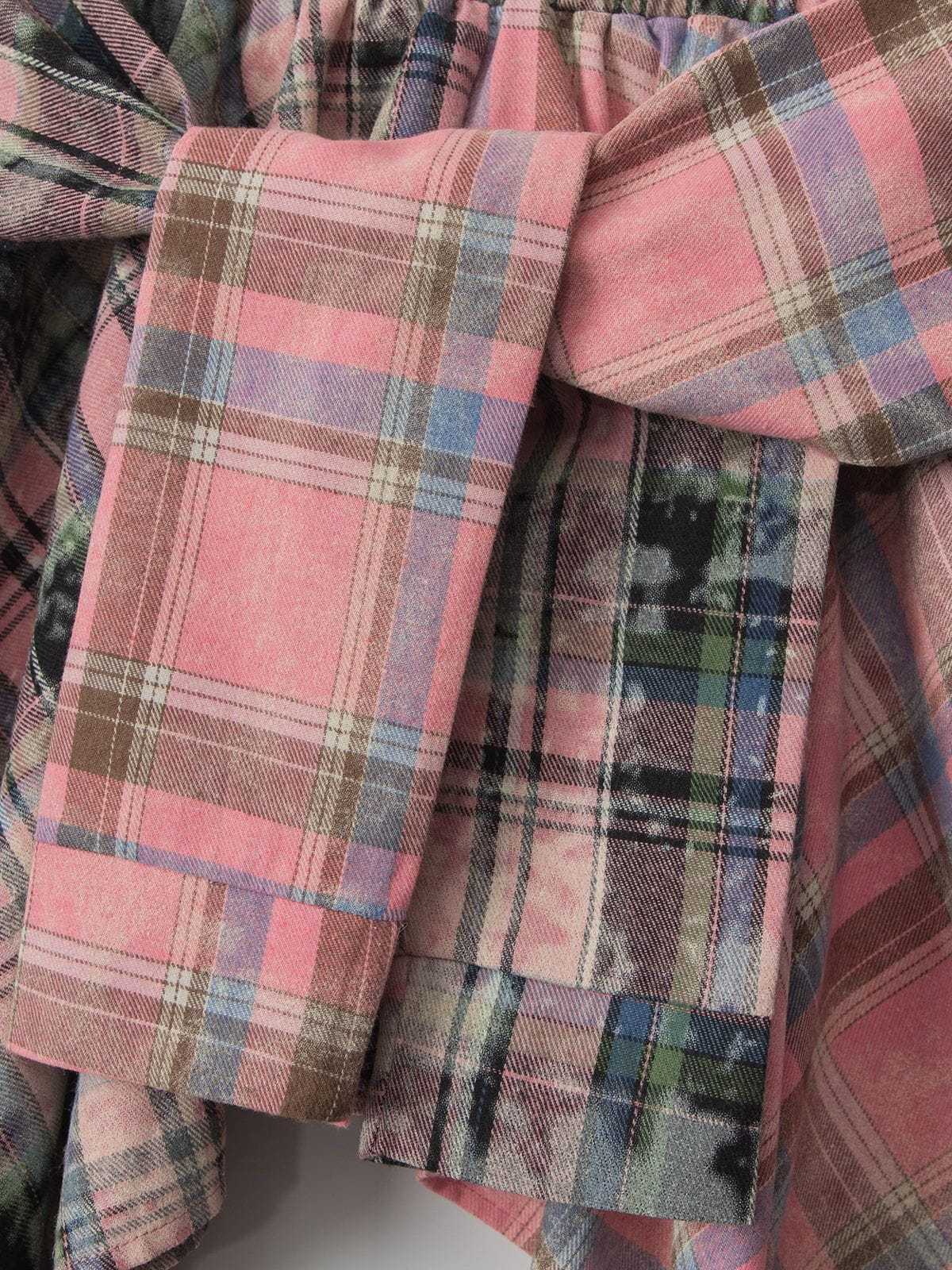 Aelfric Eden Tie Dye Plaid Skirt