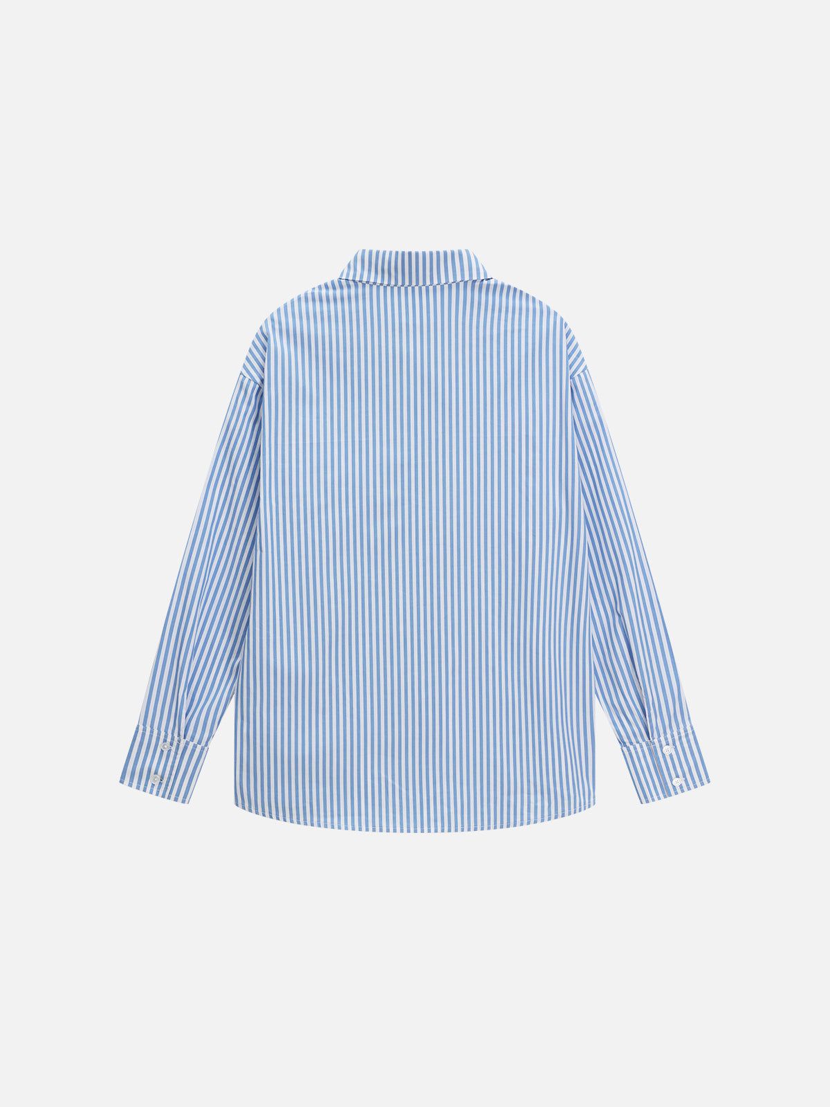 Aelfric Eden Necktie Graphic Stripe Long Sleeve Shirt