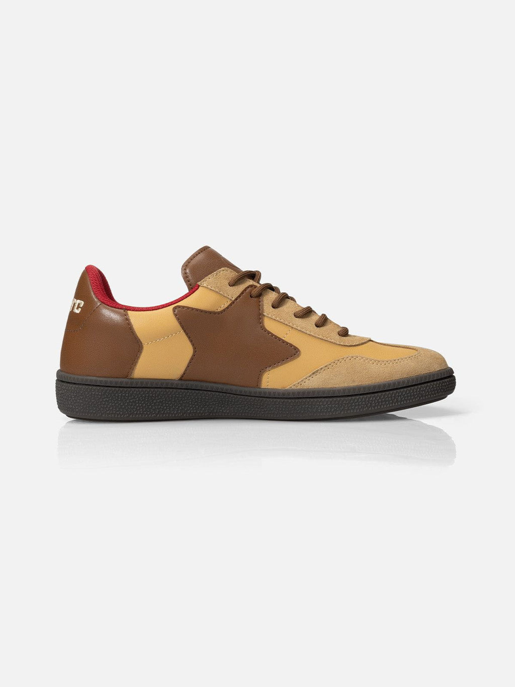 Triple Star Embroidery Star Gum Sole Skate Shoes