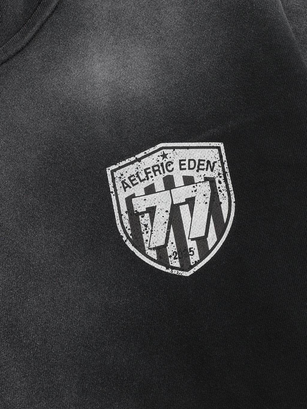 Aelfric Eden Boxy fit 77 Stripe Zip Hoodie – Acid Wash