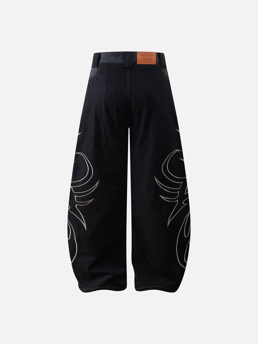 Aelfric Eden Baggy Barrel Embroidery Jeans
