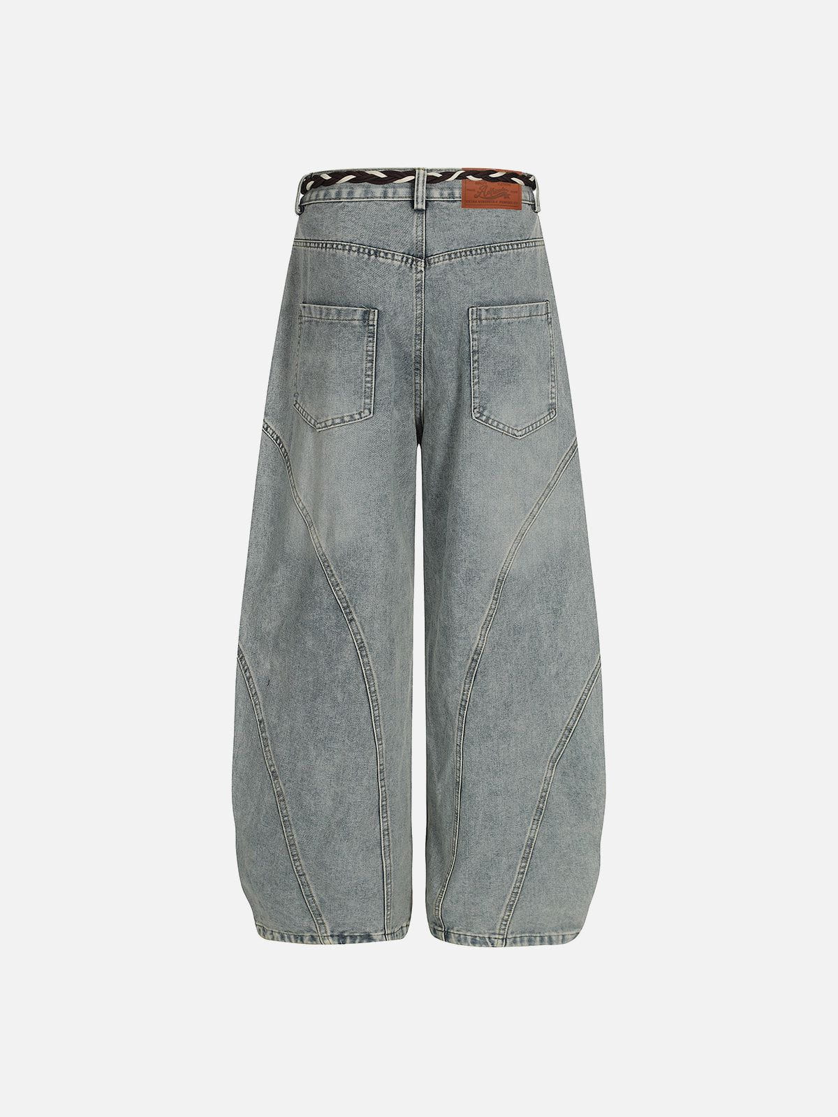 Aelfric Eden Rope Washed Baggy Barrel Jeans
