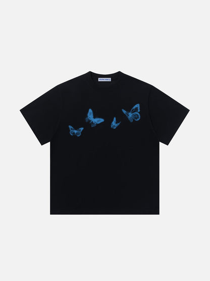 Aelfric Eden Blurring Butterfly Print Tee