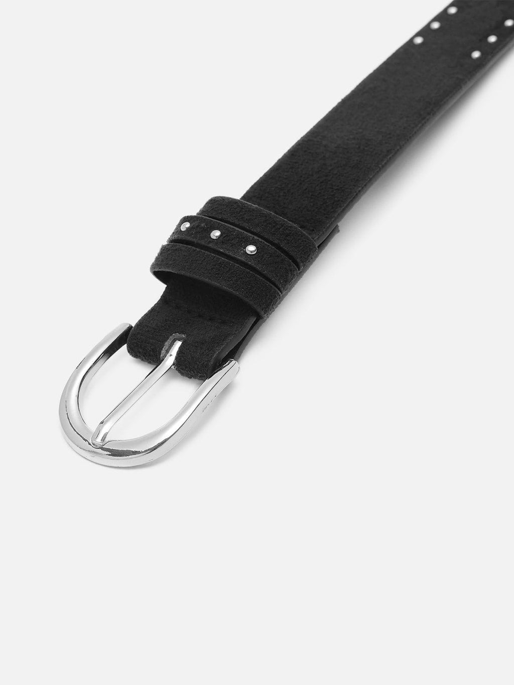Rivet Suede Belt