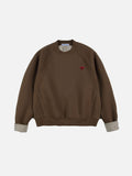 Aelfric Eden Plaid Patchwork Sweatshirt