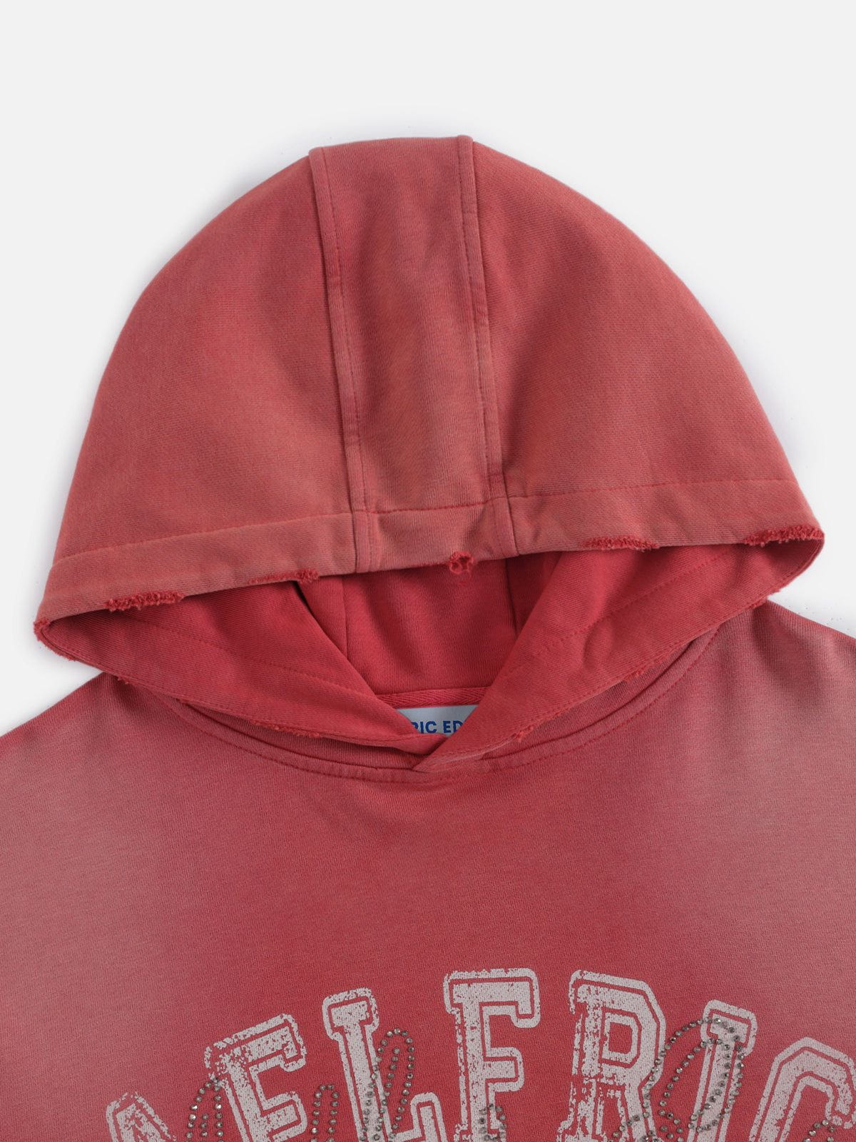 Aelfric Eden Boxy Rhinestone 77 Graphic Pullover Hoodie