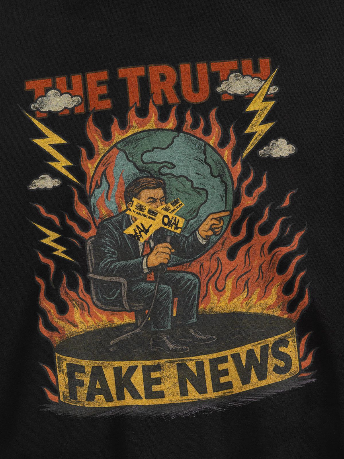 [COMPLEXCON] FAKE NEWS OIAL Tape Hoodie