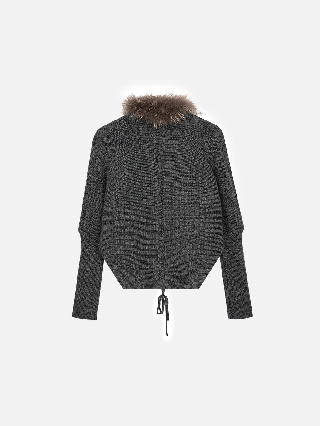 Aelfric Eden Faux Fur Collar Cardigan