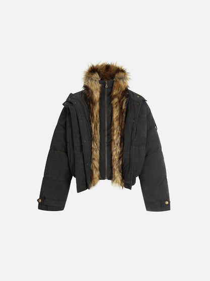 Aelfric Eden Faux Fur Two Layer Coat