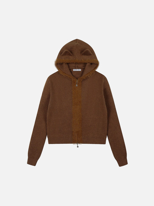 Aelfric Eden Cat Ear Hooded Cardigan