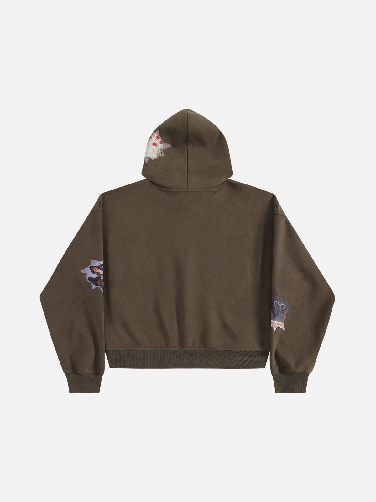 Aelfric Eden Boxy Dachshund Sticker Pullover Hoodie