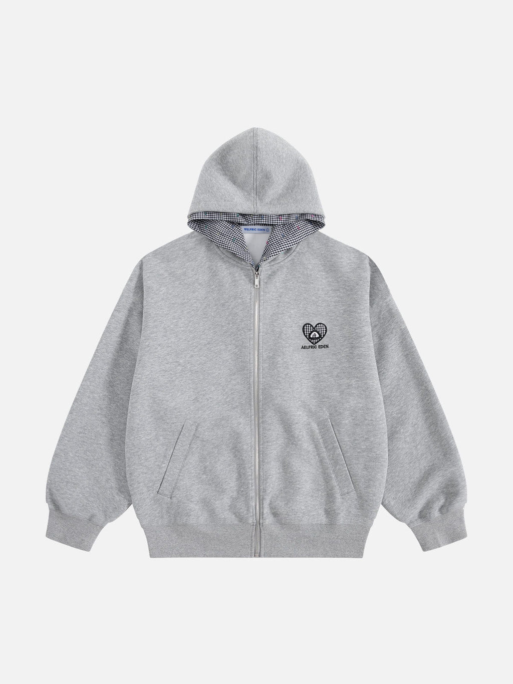 Aelfric Eden Oversized Scarf-Tie Zip Up Hoodie