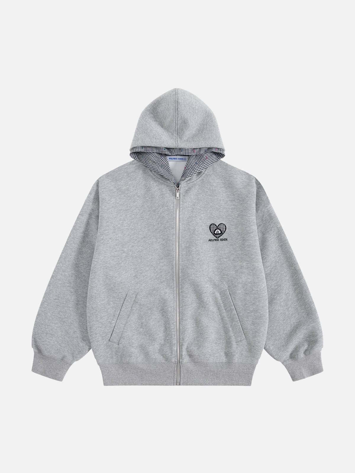 Aelfric Eden Oversized Scarf-Tie Zip Up Hoodie
