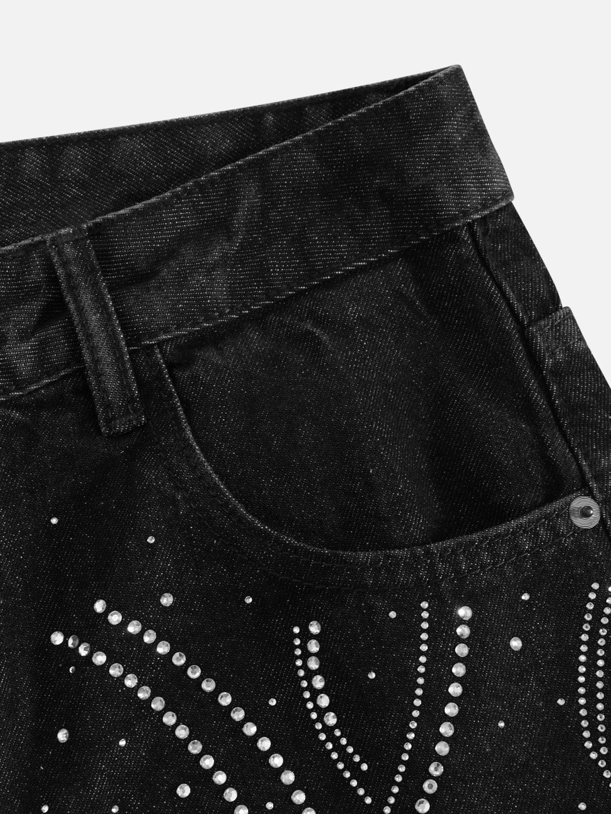Aelfric Eden Rhinestone Star Baggy Jeans