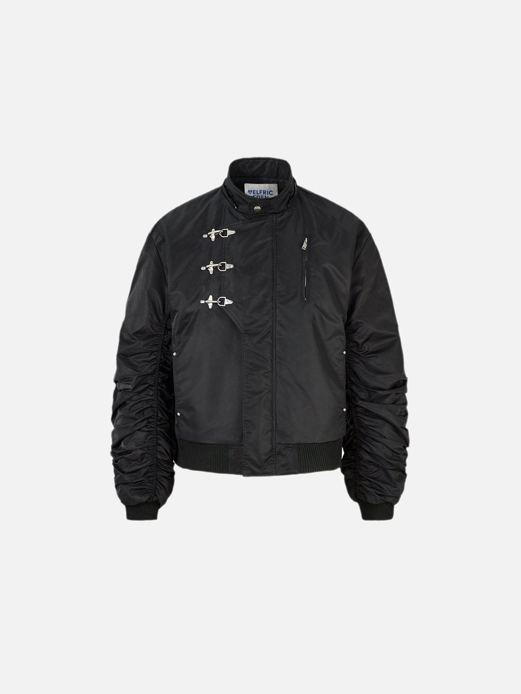Aelfric Eden Faux Fur Buckle Bomber Coat
