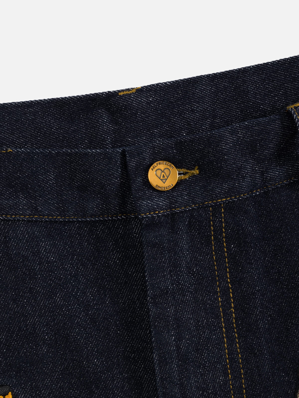 Aelfric Eden Dachshund Embroidered Baggy Jeans