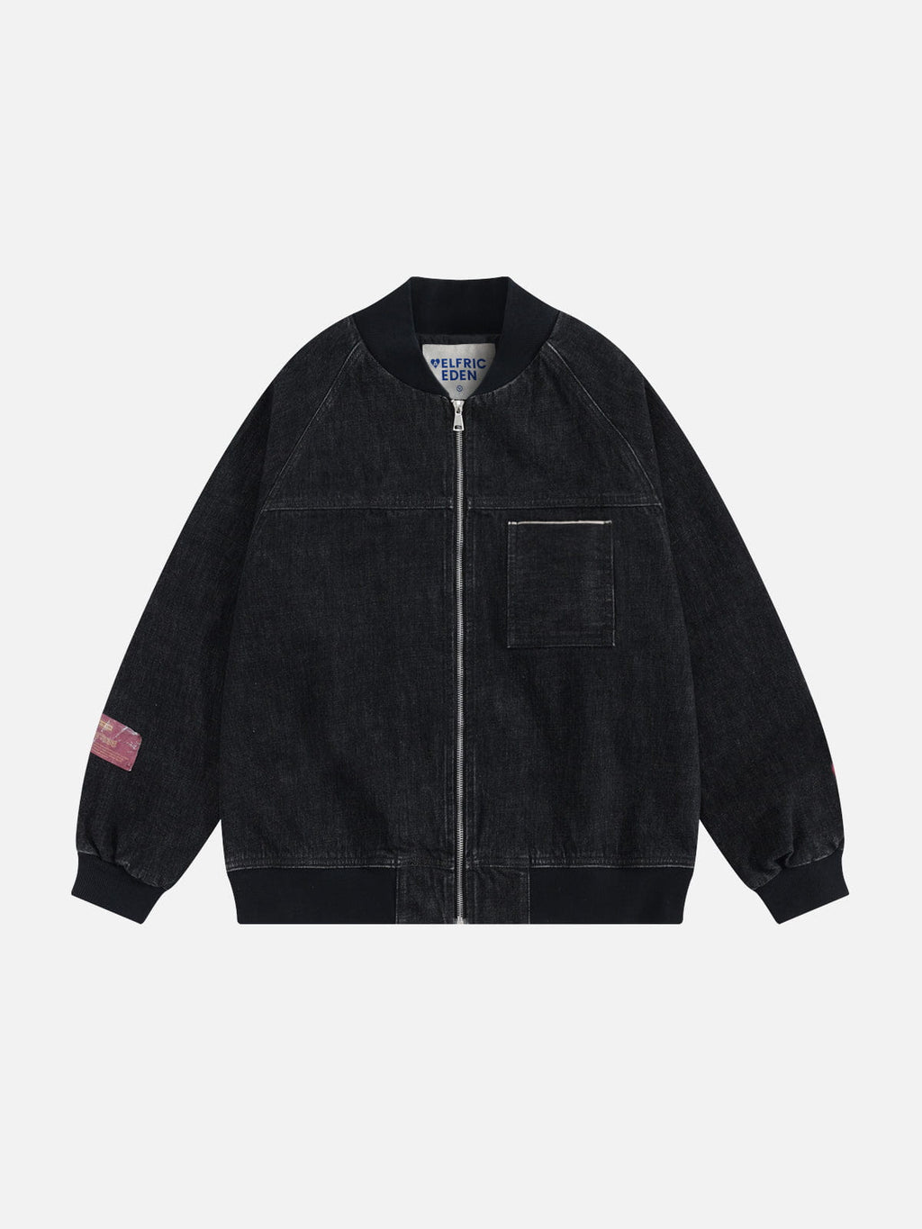 Aelfric Eden Zip Up Denim Jacket