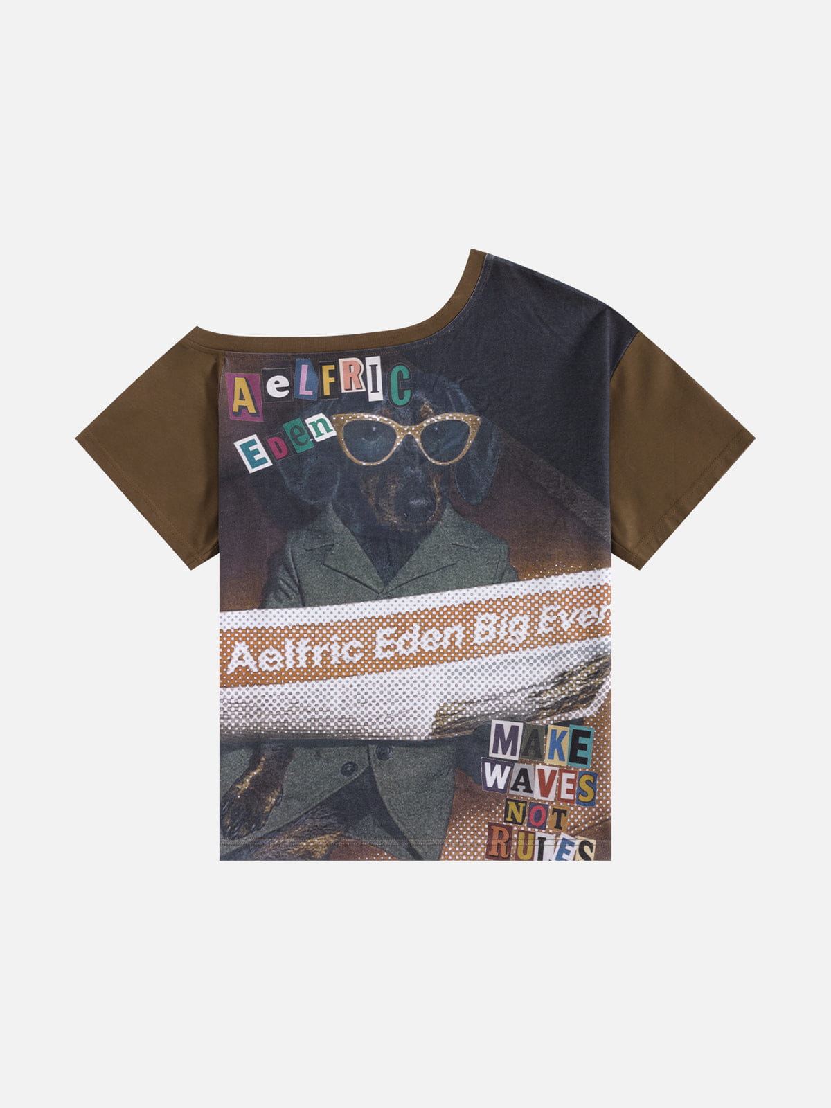 Aelfric Eden Dachshund Off-the-Shoulder Tee