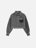 Aelfric Eden Cropped Washed Long Sleeve Shirt
