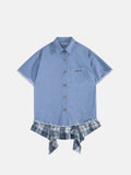 Aelfric Eden Denim Layered Short Sleeve Shirt