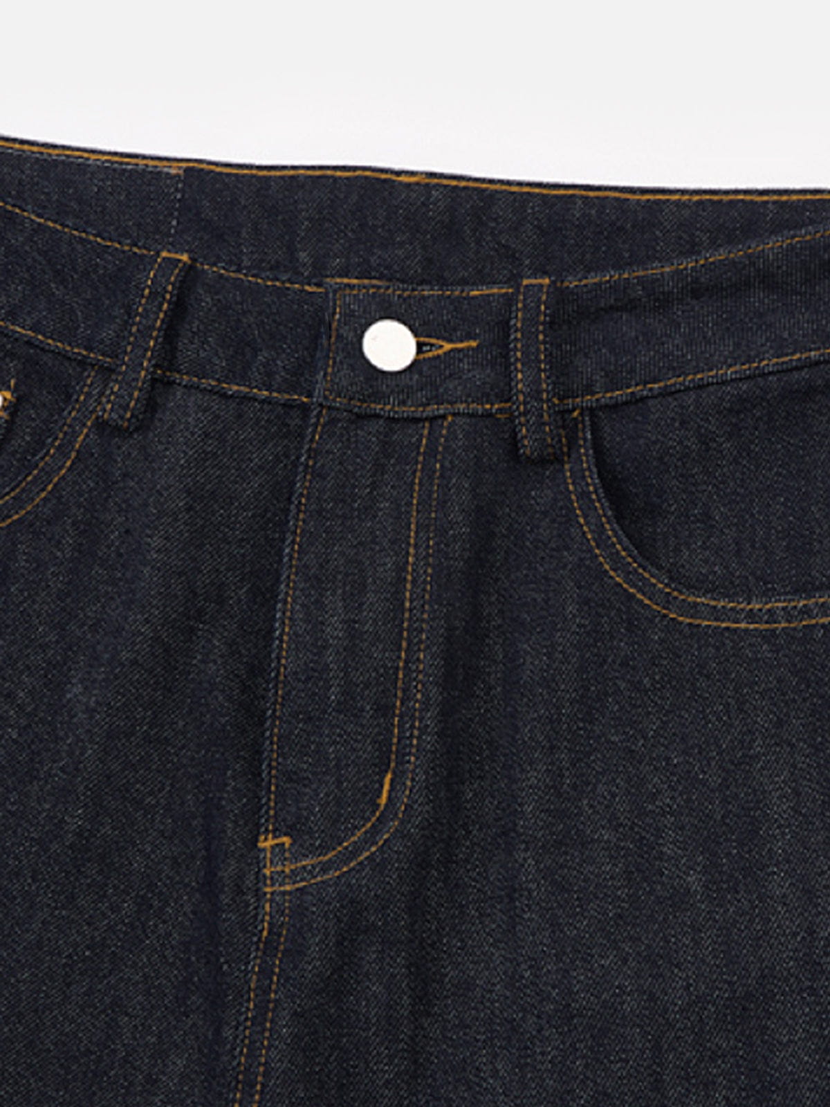 Aelfric Eden Contrast Turn-Up Baggy Jeans