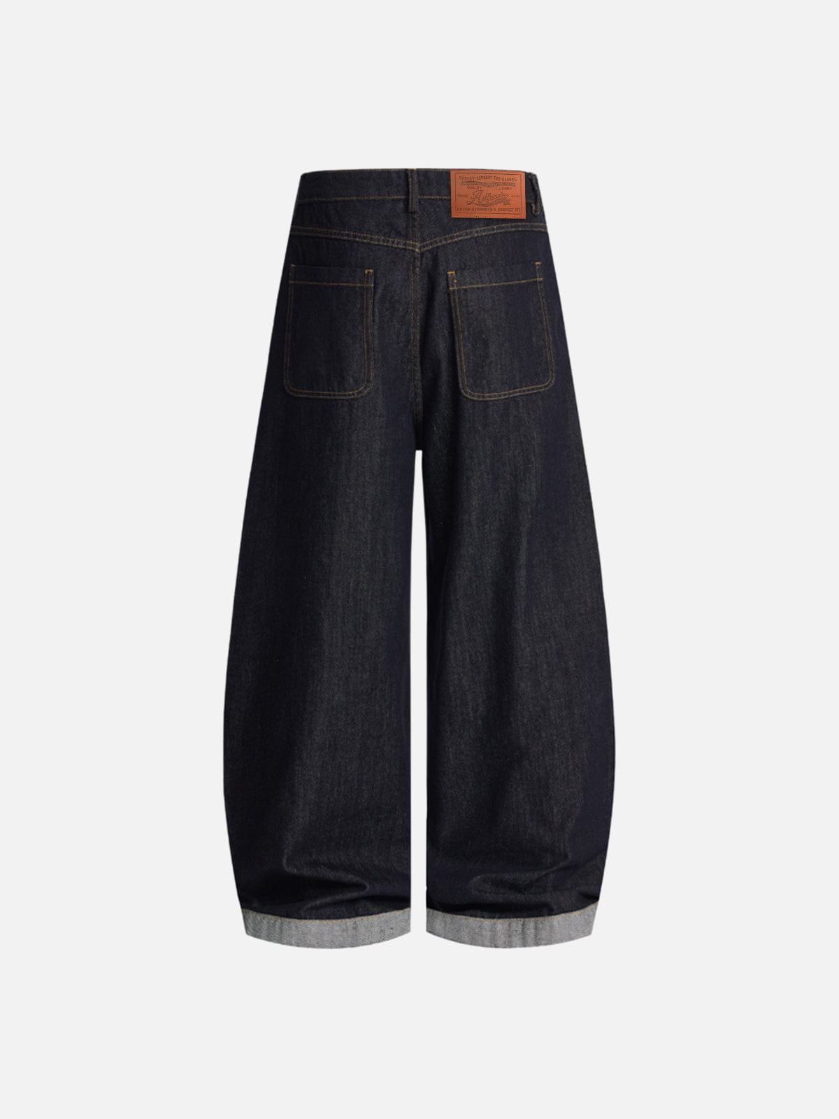 Aelfric Eden Contrast Turn-Up Baggy Jeans