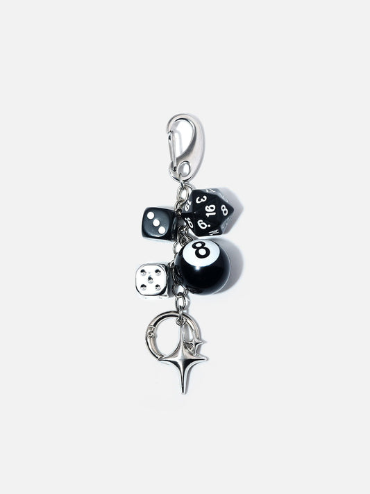 Dice Charm Keychain