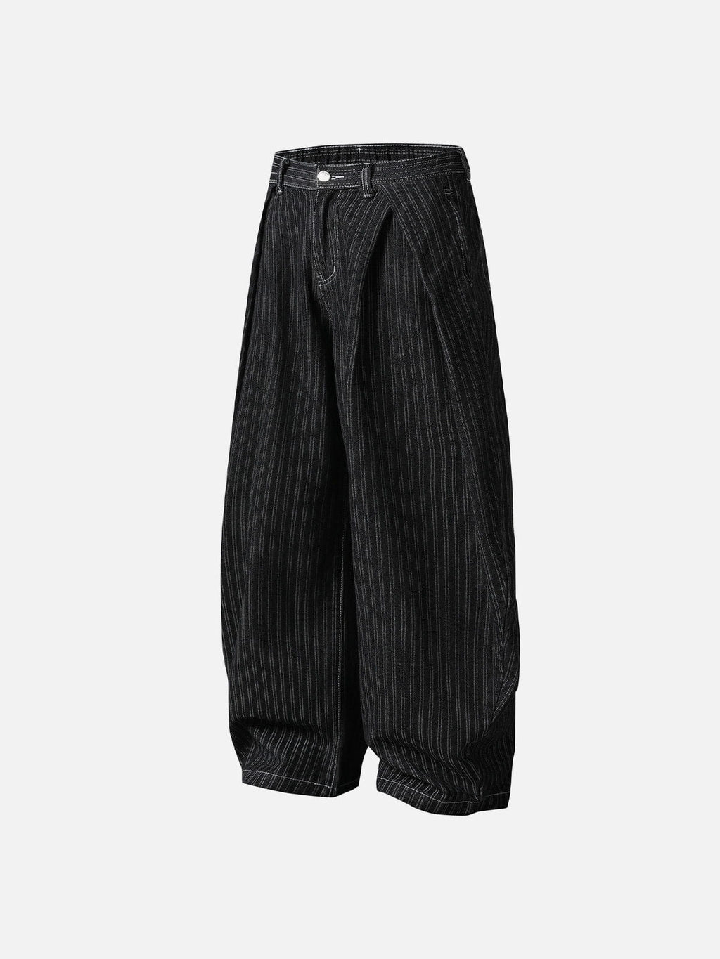 Aelfric Eden Pinstripe Baggy Barrel Jeans