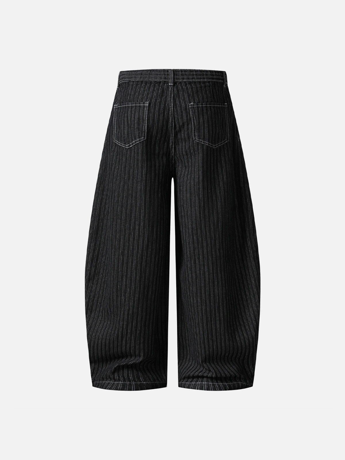 Aelfric Eden Pinstripe Baggy Barrel Jeans