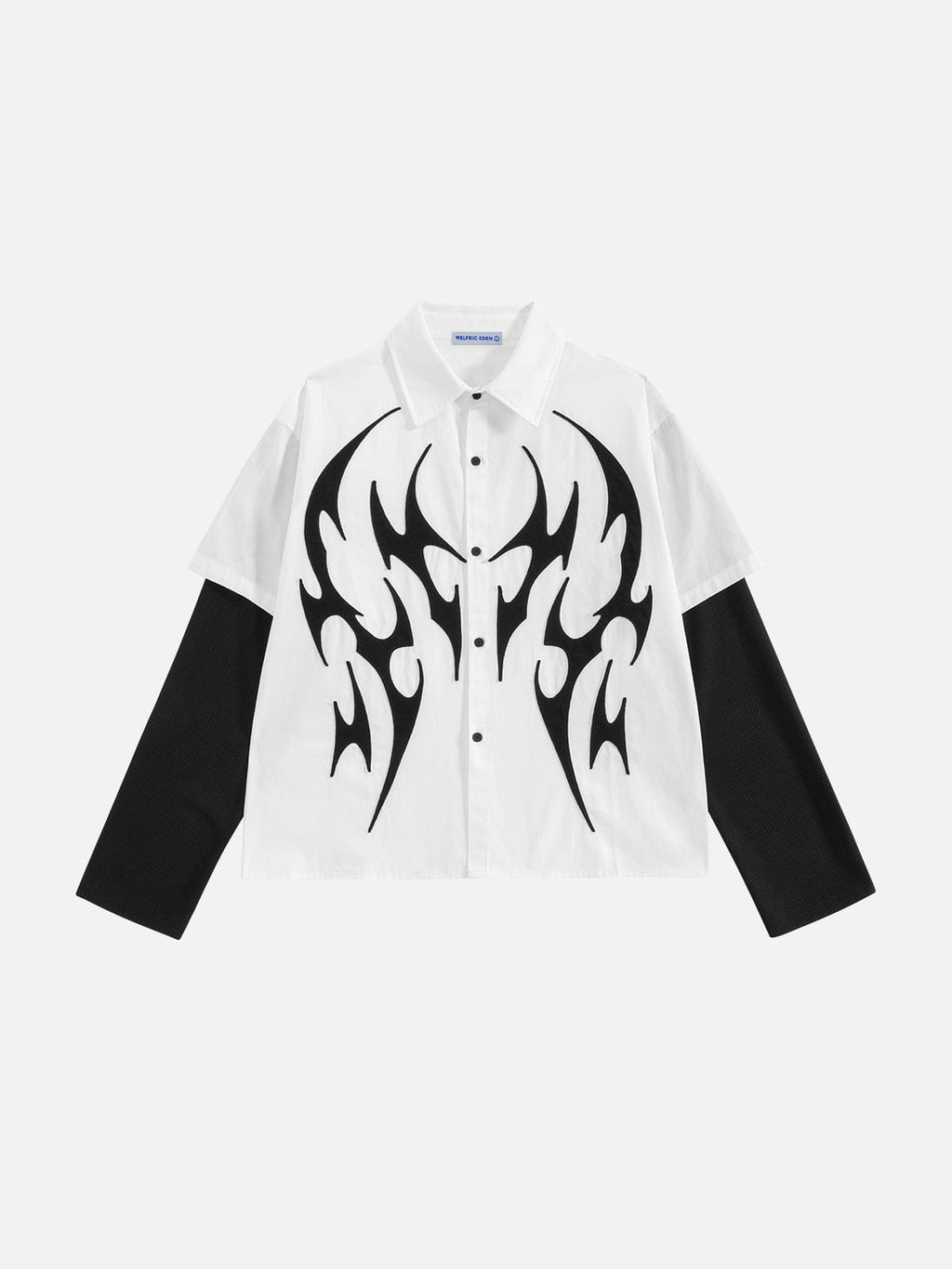 Aelfric Eden Tribal Panel Layered Long Sleeve Shirt