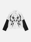 Aelfric Eden Tribal Panel Layered Long Sleeve Shirt
