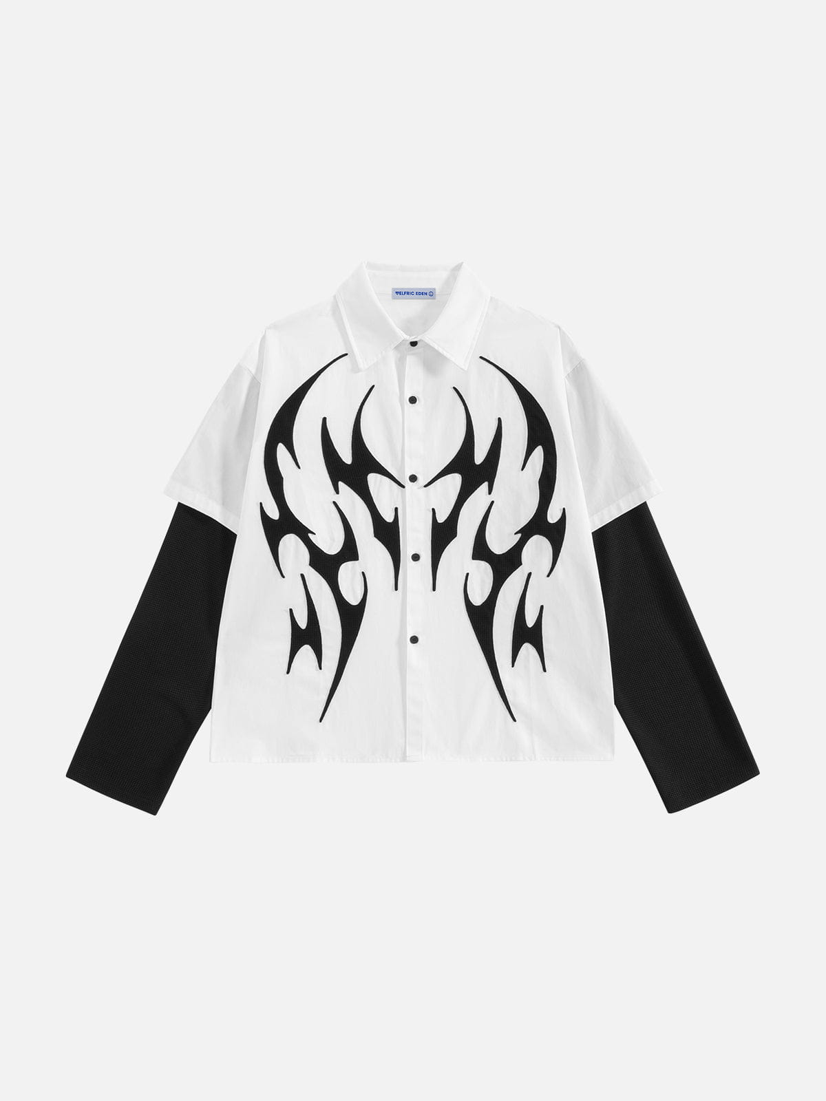 Aelfric Eden Tribal Panel Layered Long Sleeve Shirt