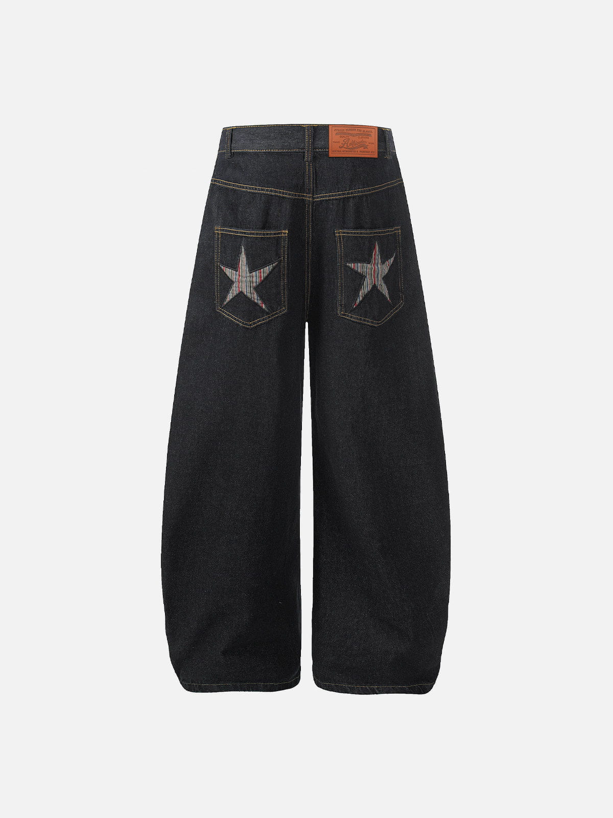 Aelfric Eden Striped Star Baggy Barrel Jeans