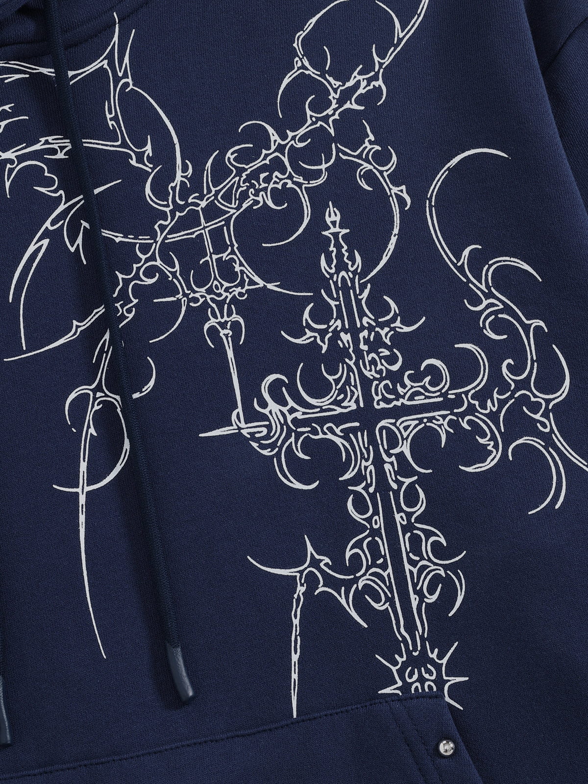 Aelfric Eden Boxy Cross Graphic Pullover Hoodie