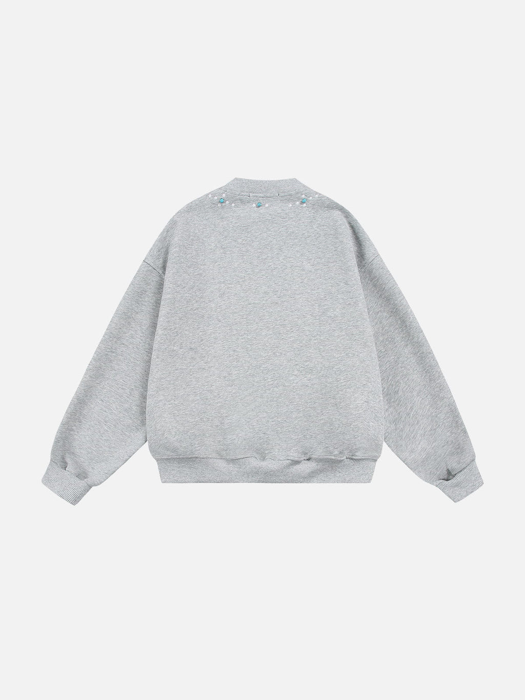Aelfric Eden Turquoise Stud Collar Sweatshirt