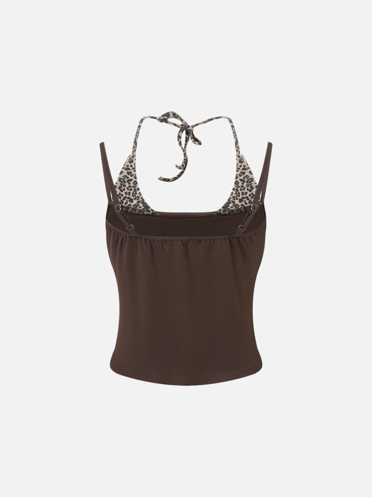 Aelfric Eden Leopard Halter Studded Cami Top