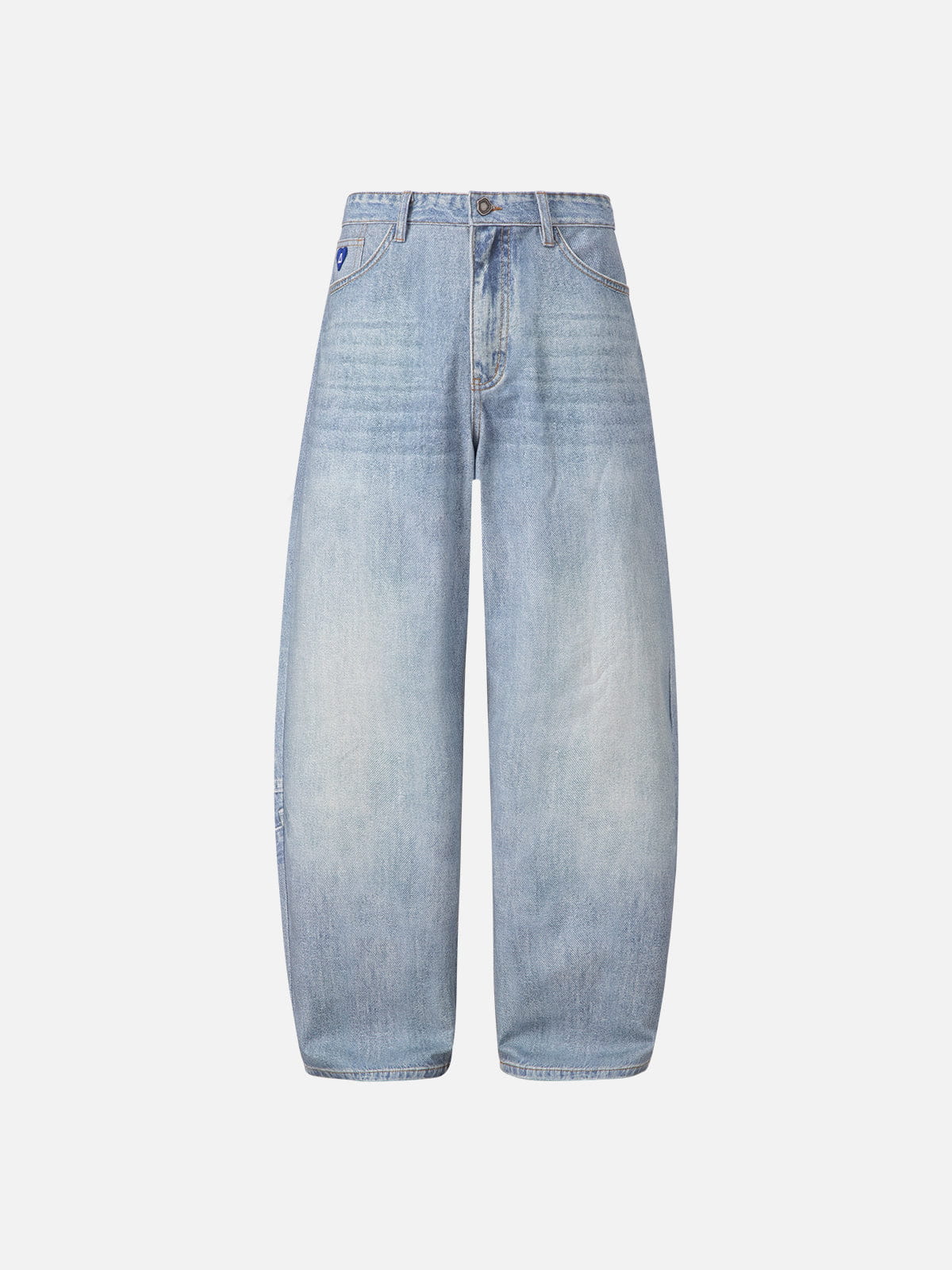 Aelfric Eden Inverted Graphic Baggy Barrel Jeans
