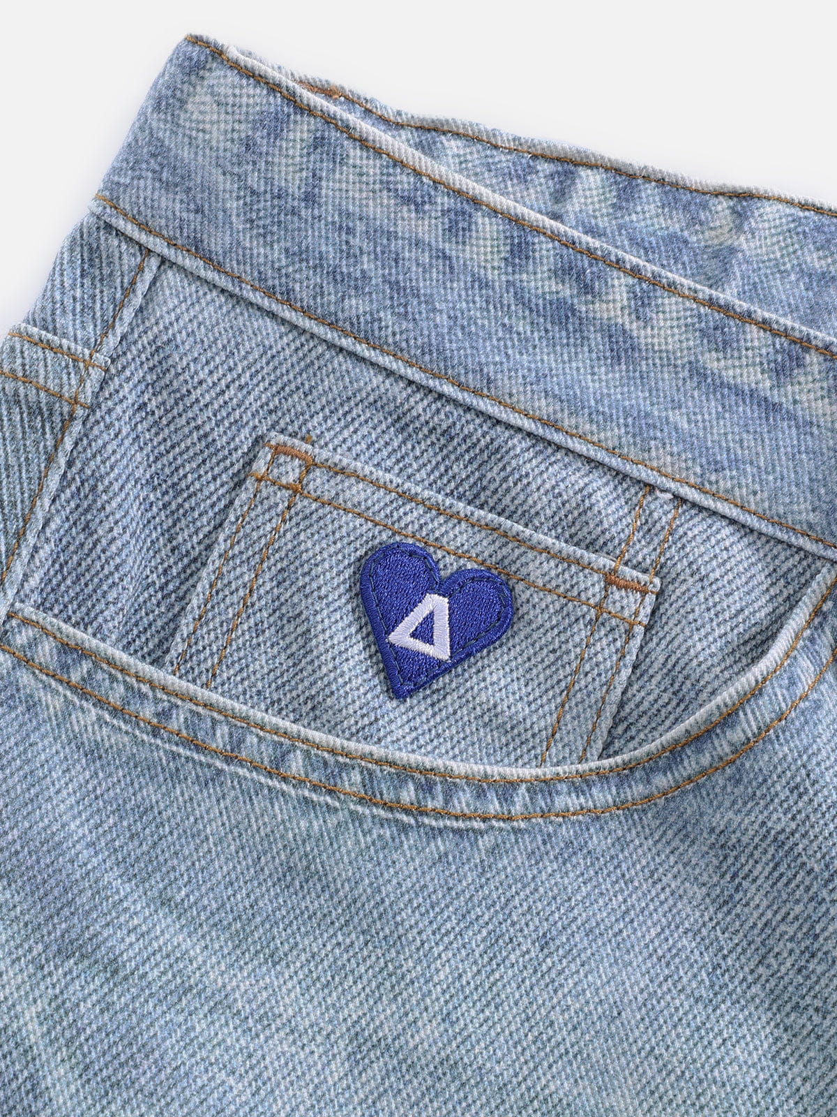Aelfric Eden Inverted Graphic Baggy Barrel Jeans