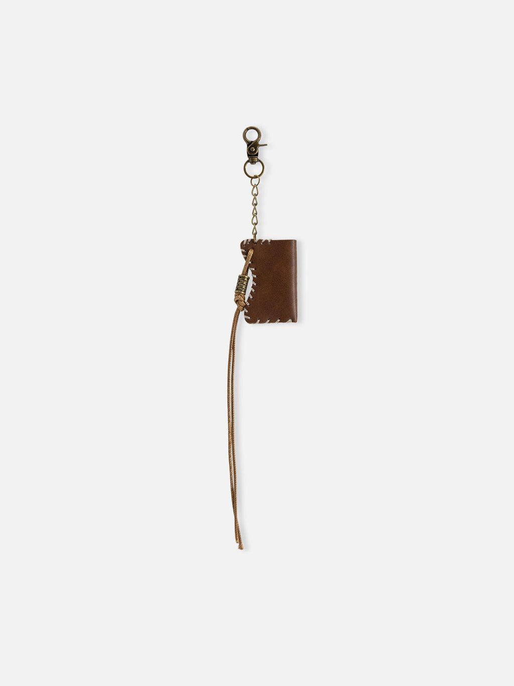 Faux Leather Keychain