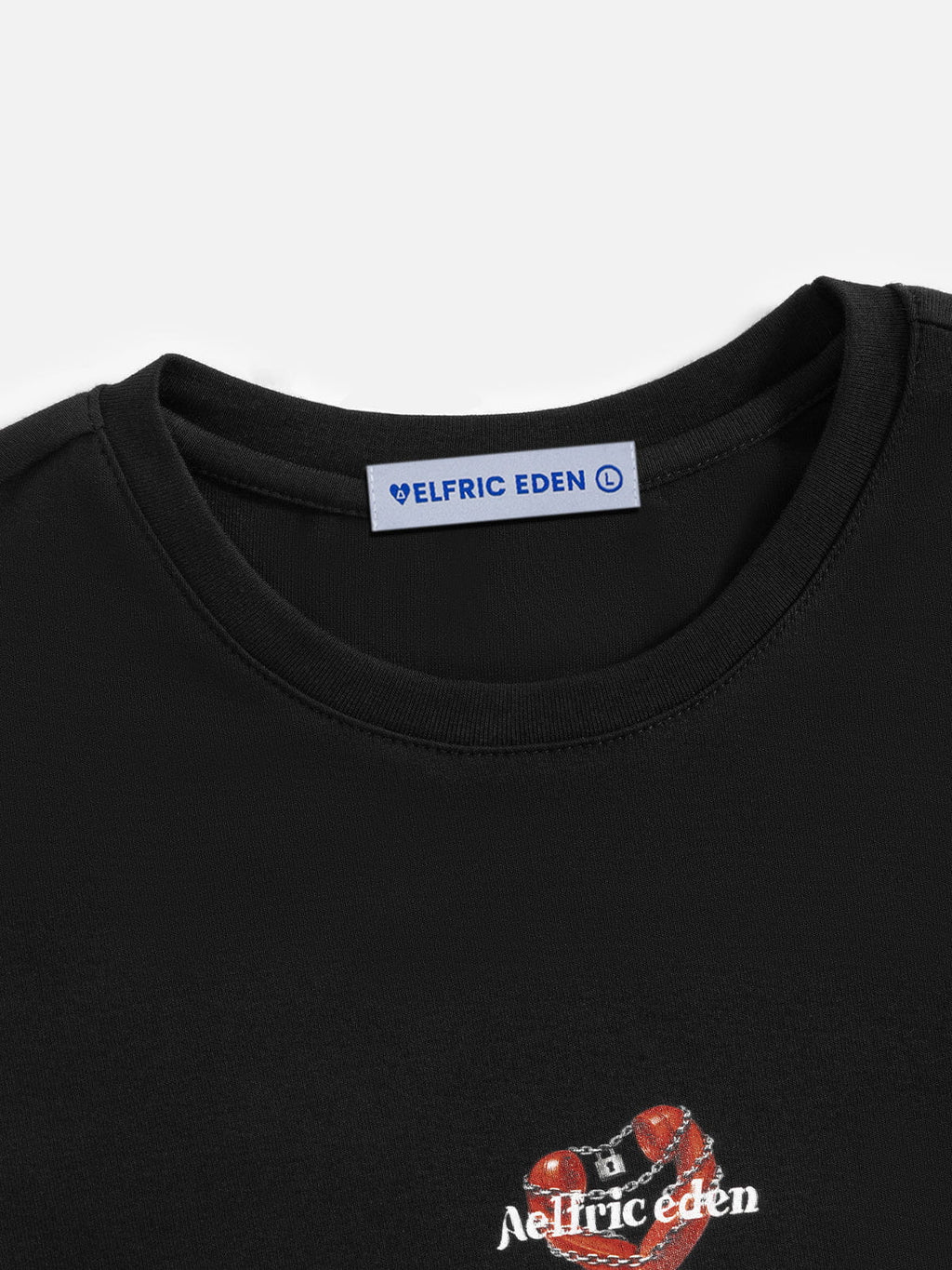 Aelfric Eden Chain Heart Graphic Baby Tee