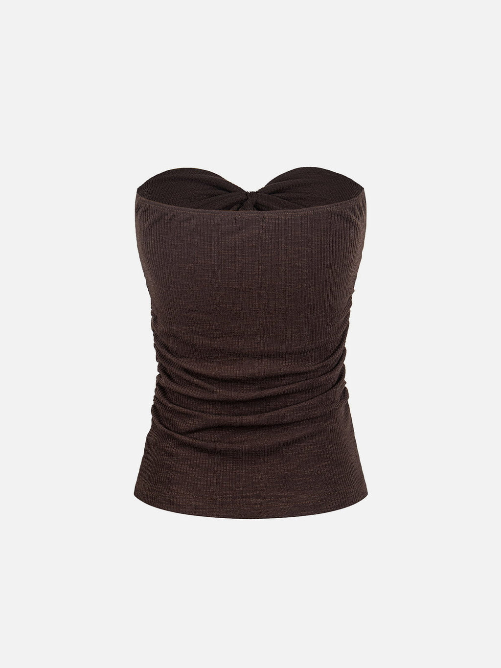 Aelfric Eden Ruched Tie Front Tube Top