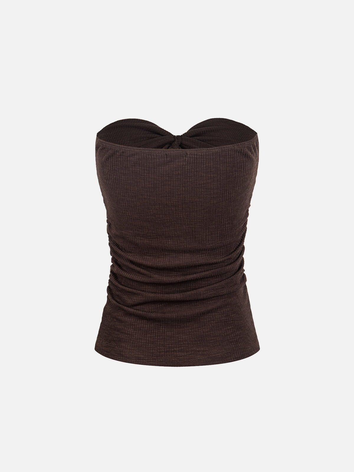 Aelfric Eden Ruched Tie Front Tube Top