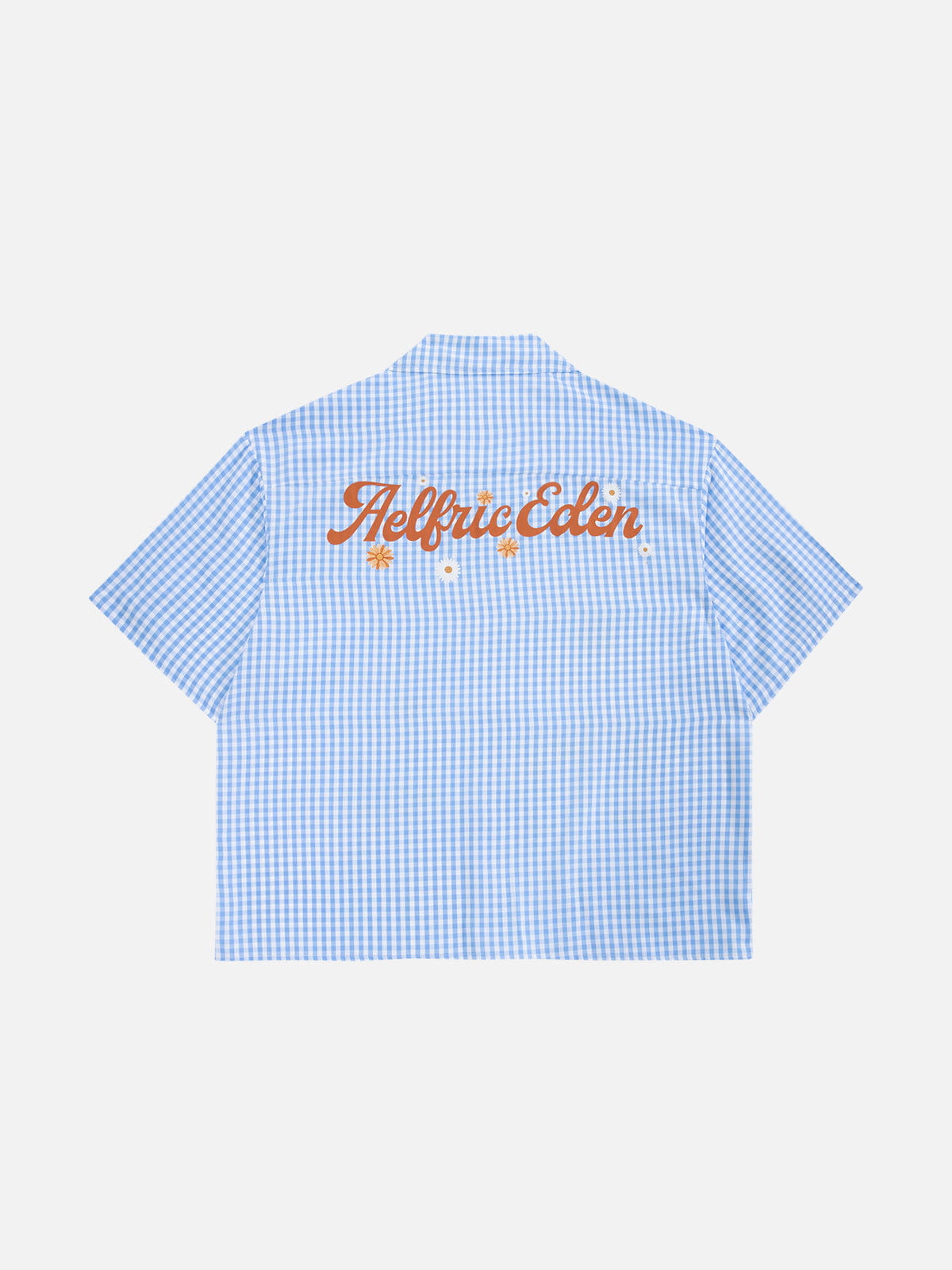 Aelfric Eden Boxy Daisy Gingham Short Sleeve Shirt