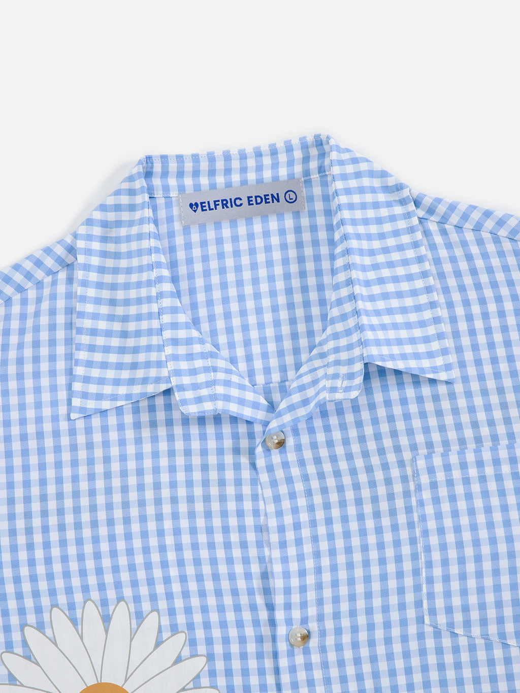 Aelfric Eden Boxy Daisy Gingham Short Sleeve Shirt