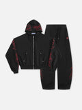 Aelfric Eden Boxy Script Embroidery Hoodie Sets